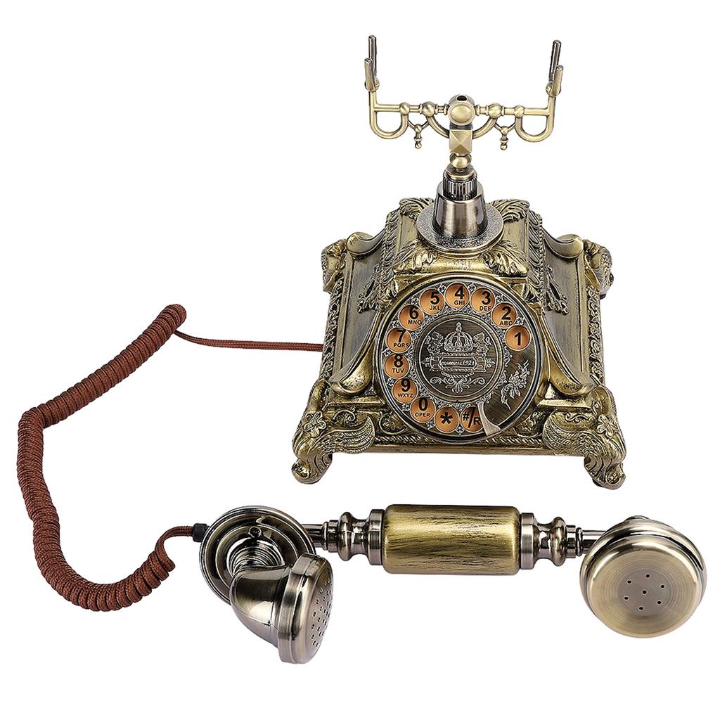 Rășină Epoxidică Cadran Platan Clasic Vintage Arhaic European Decor Telefon pentru Elegant
