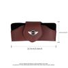 Leather Car Glasses Frame Sun Visor Sunglasses Storage Holder For Mini Cooper JCW Works F54 F55 F56 F57 F60 R50 R52 R53 R55 R56