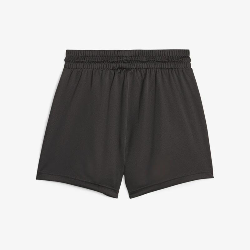 Puma Sports Lifestyle Series Logo Design Fashion Breathable Versatile Lace-Up Casual Shorts Women Shorts Black 623535-01