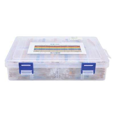 1450 stk Metallfilmmotstandssett 145 Verdier Assortert 1 1M Ohm 1 4W for DIY-eksperimenter
