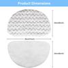T02C!Replacement Parts Mop Pad Compatible For Bissell 1940 1440 Powerfresh Steam Mop Accessories Mop Cloth Pad