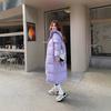Thickened Down Jacket Art Exam Men's and Women's Winter New Over the Knee Super Long Jacket College Student School Uniform