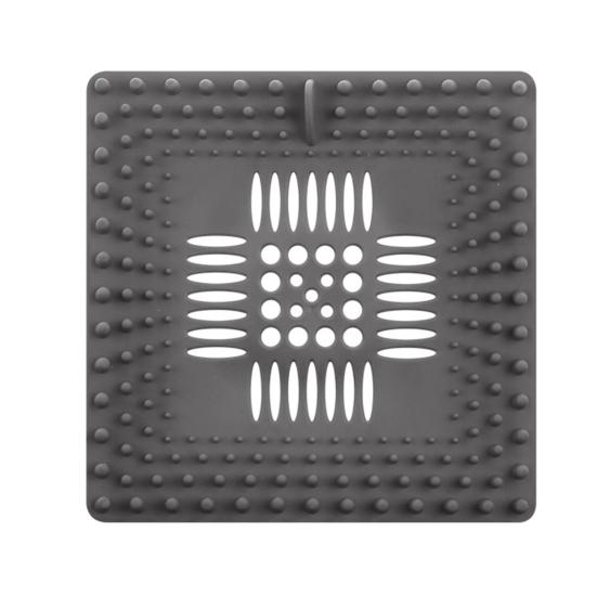 4-teiliger Duschablauf-Haarfänger, quadratisches Kunststoff-Spülbeckensieb, Anti-Verstopfungs-Filter für Badewanne und Küche, verhindert verstopfte Rohre, Haarschutz