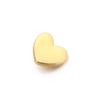 40pcs New 8mm Heart Shape Buttons Mini DIY Coat Buckle Metal Shoes Buckle For 1/6 Clothing Buckles Accessories