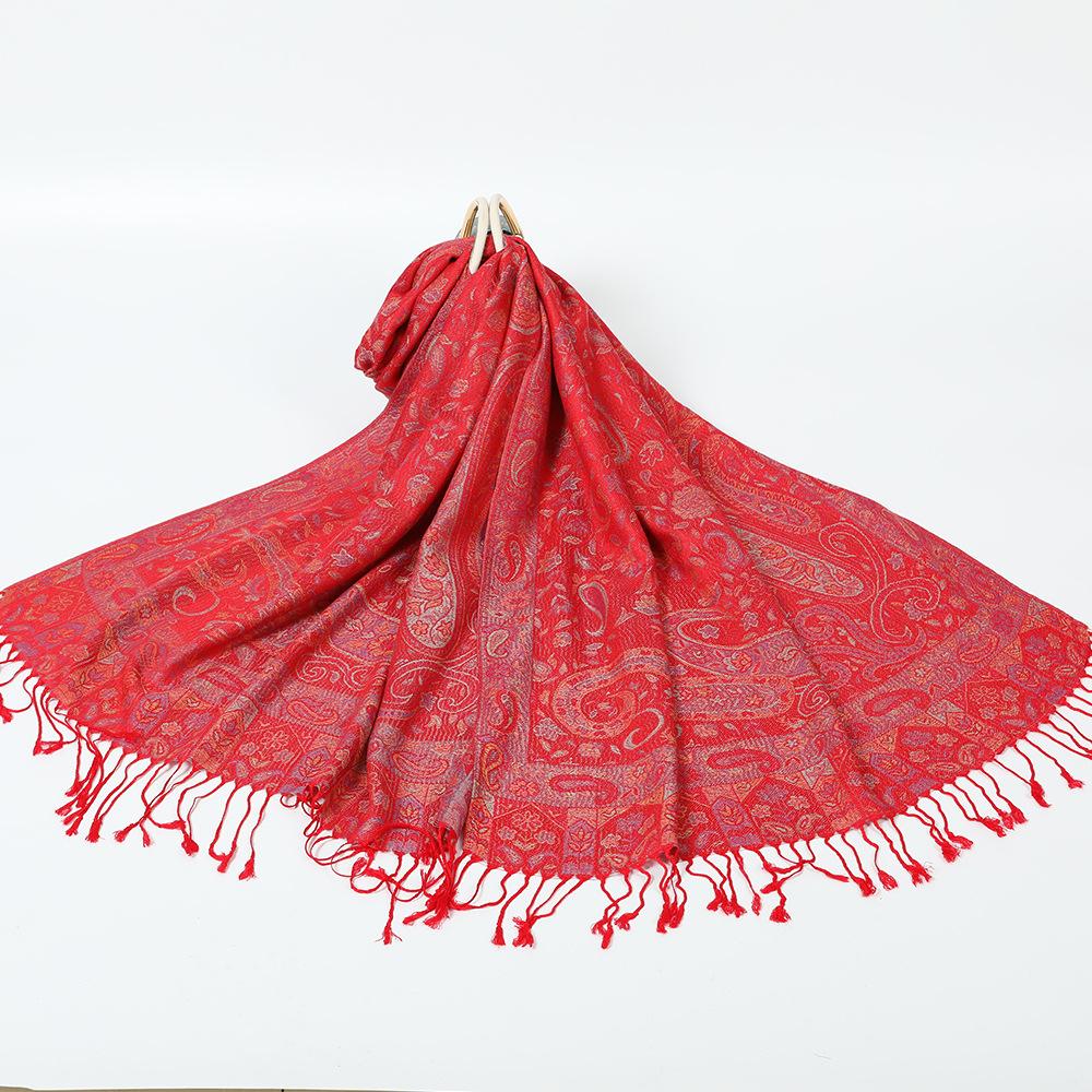 Shawl outside women's spring and autumn cape long scarf cheongsam outside air-conditioned room scarf cape
