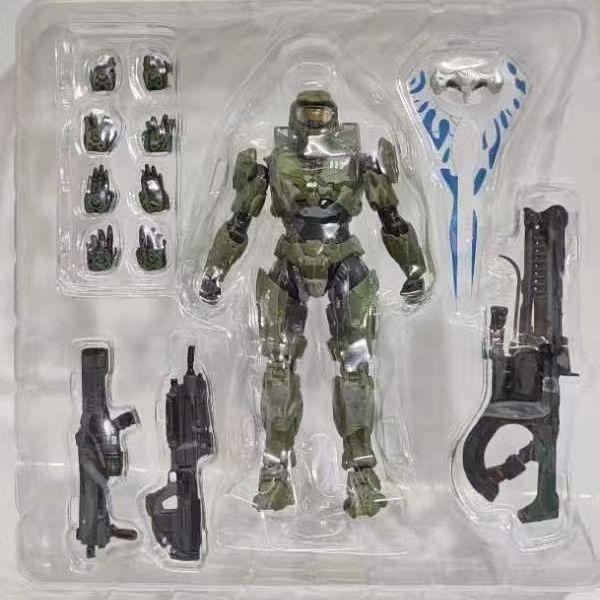 Sentinel HALO Infinite Master Chief Action Figure Collectible Ornament Boxed