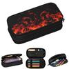 Trousse à crayons Motifs de Flammes de Fureur pour Étudiant Boîte à Crayons Scolaire Sac à Crayons Grande Capacité Pochette à Crayons