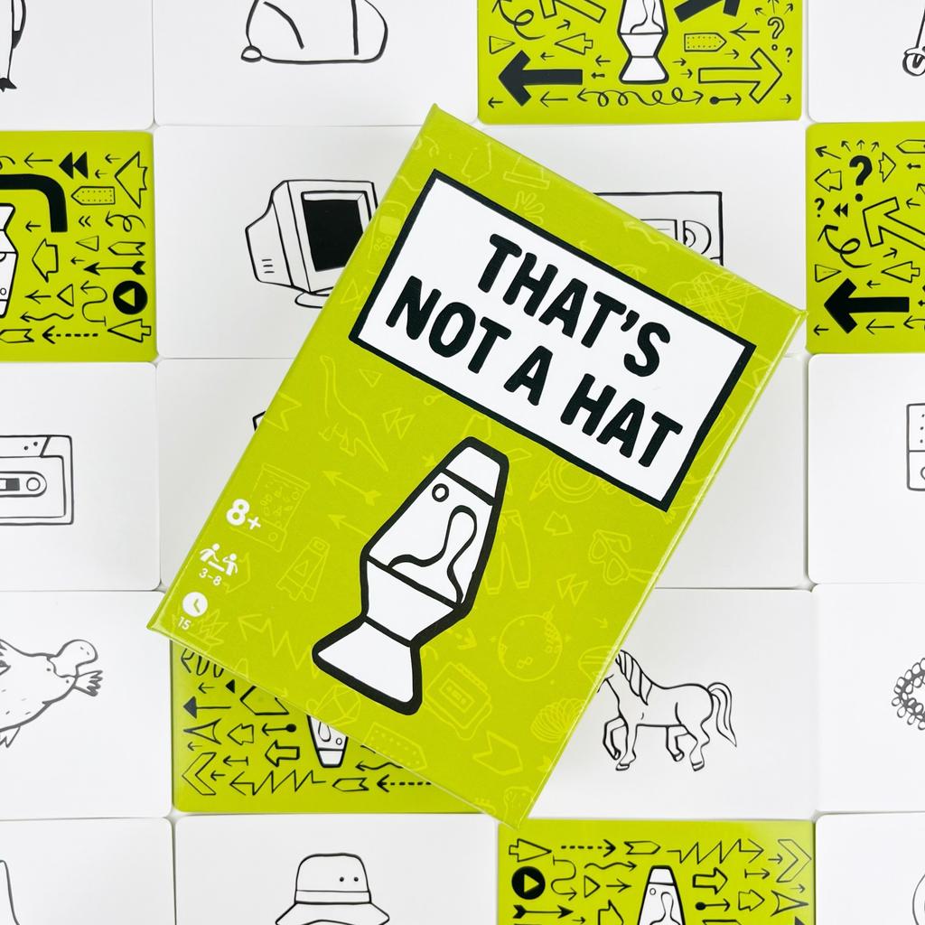 110Pcs Cards Unique That’s Not a Hat Happy Party Game Set,Top Board Game with Basic Extended Card Game, Game for 3-8 Players