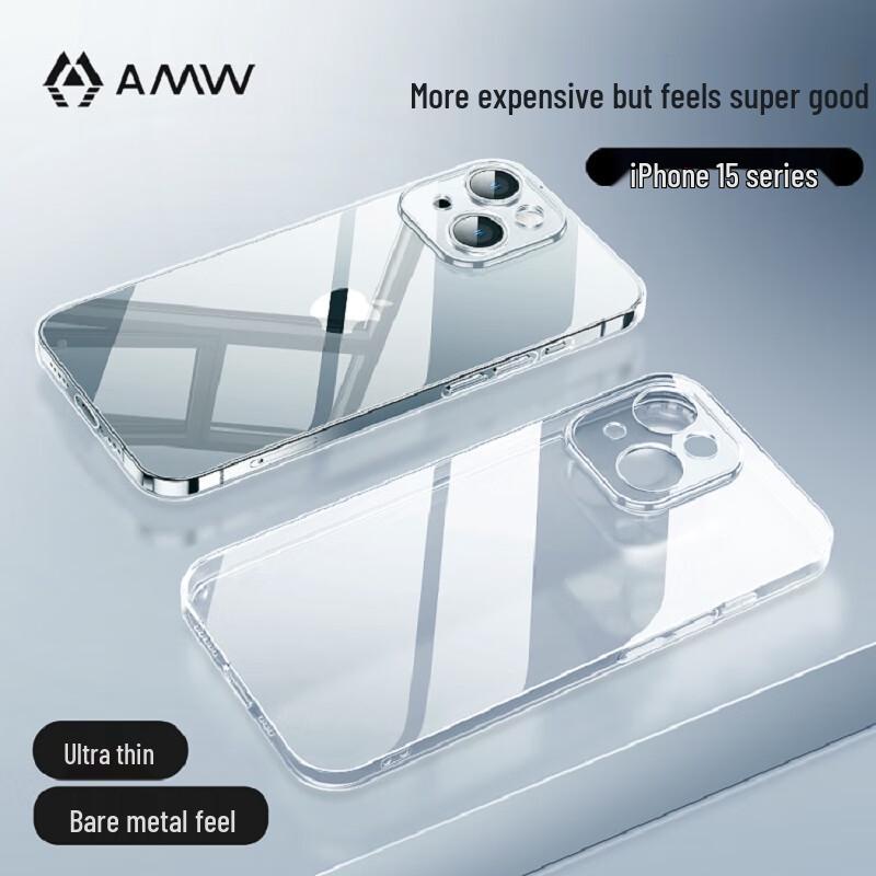 

iPhone 15 Transparent Protective Phone Case