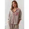 New Arrival Fall Women's Plaid Check Long Sleeve Loungew Set Pajamas Two Piece Casual Sleepwear Homewear
