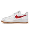 Nike Air Force 1 Low Color of the Month - White University Red Unisex Sneakers Gum-Yellow DJ3911-102