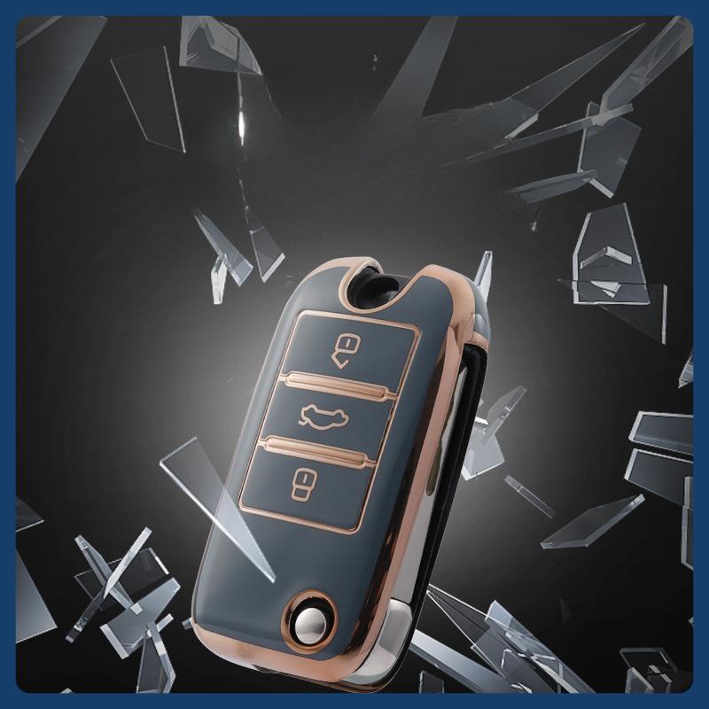 For Roewe RX5 MG3 MG5 MG6 MG7 MG ZS GT GS 350 360 750 Car Flip Key Case Cover Key Case Protector Car Accessories
