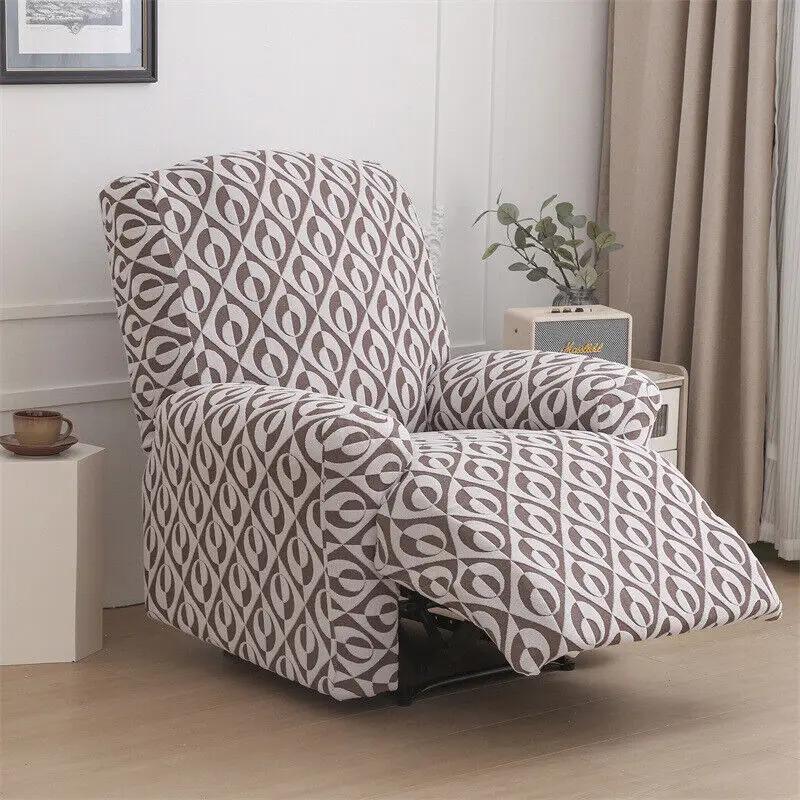 Nieuwe Elastische Fauteuil Bankhoes Jacquard Beschermhoes Stoelhoes Fauteuil Bankhoezen Elasticiteit Poolvlies Fauteuil Beschermhoezen