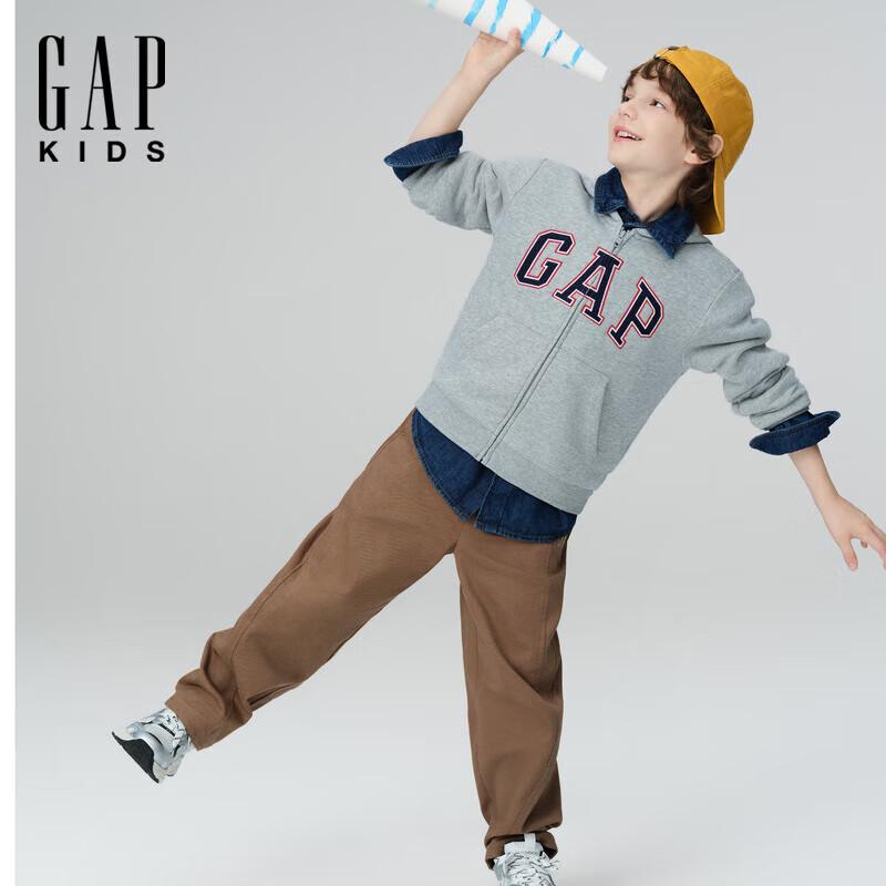 

Gap Boys Color-block Logo Zippered Fleece Hoodie 130/64