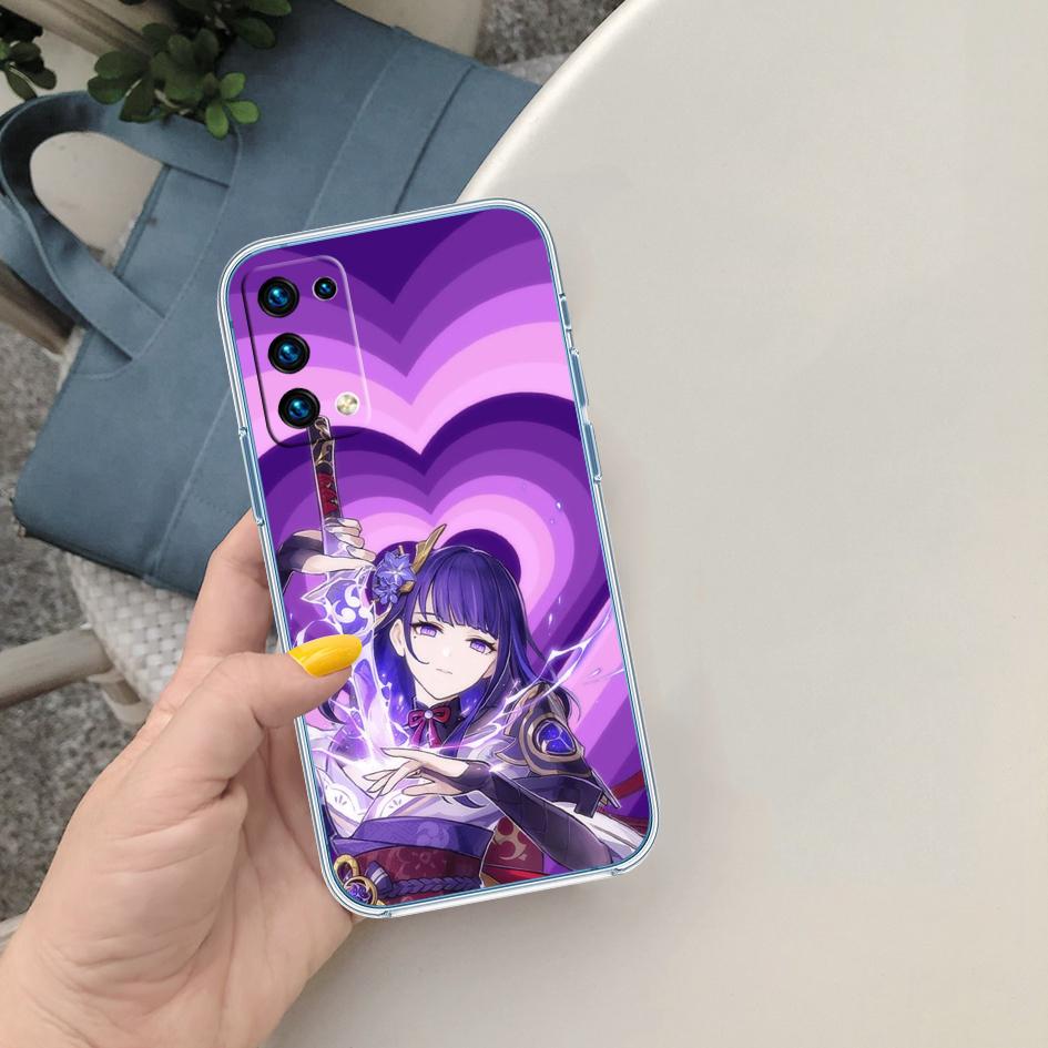 

CJ60 Genshin Impact Soft Shell Transparent Phone Case for Samsung Galaxy A04 A04S A14 A23 A34 A54 M23 M33 M52 M53 Galaxy A23 5G