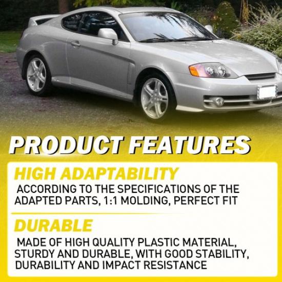 Pair For Hyundai Tiburon 03-08 Side Ide Interior Door Handle Front Right Left