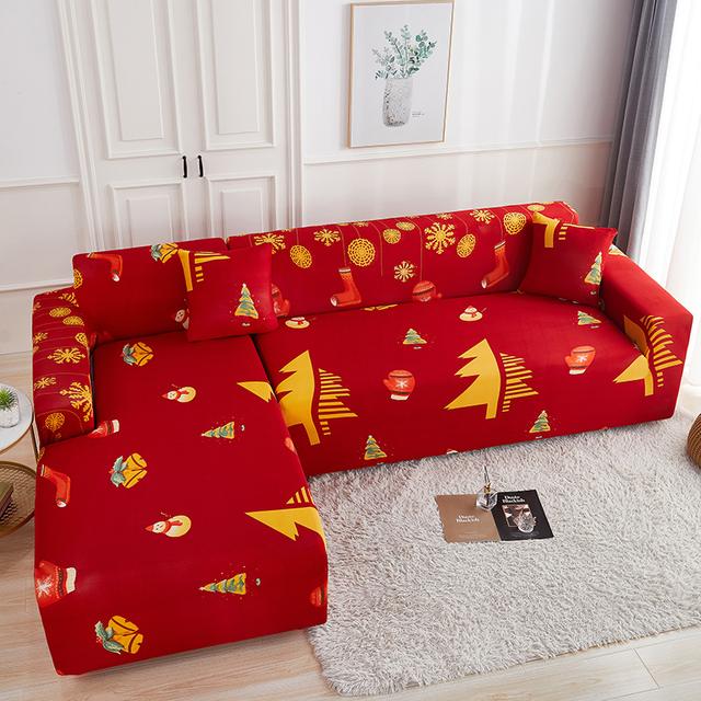 2021 neue Floral Sofa Protector Sofa Abdeckungen Für Wohnzimmer Elastische Stretch Schonbezug Schnitt Ecke Sofa Abdeckungen 1/2/3/4-Sitzer 1-seater 90-140cm
