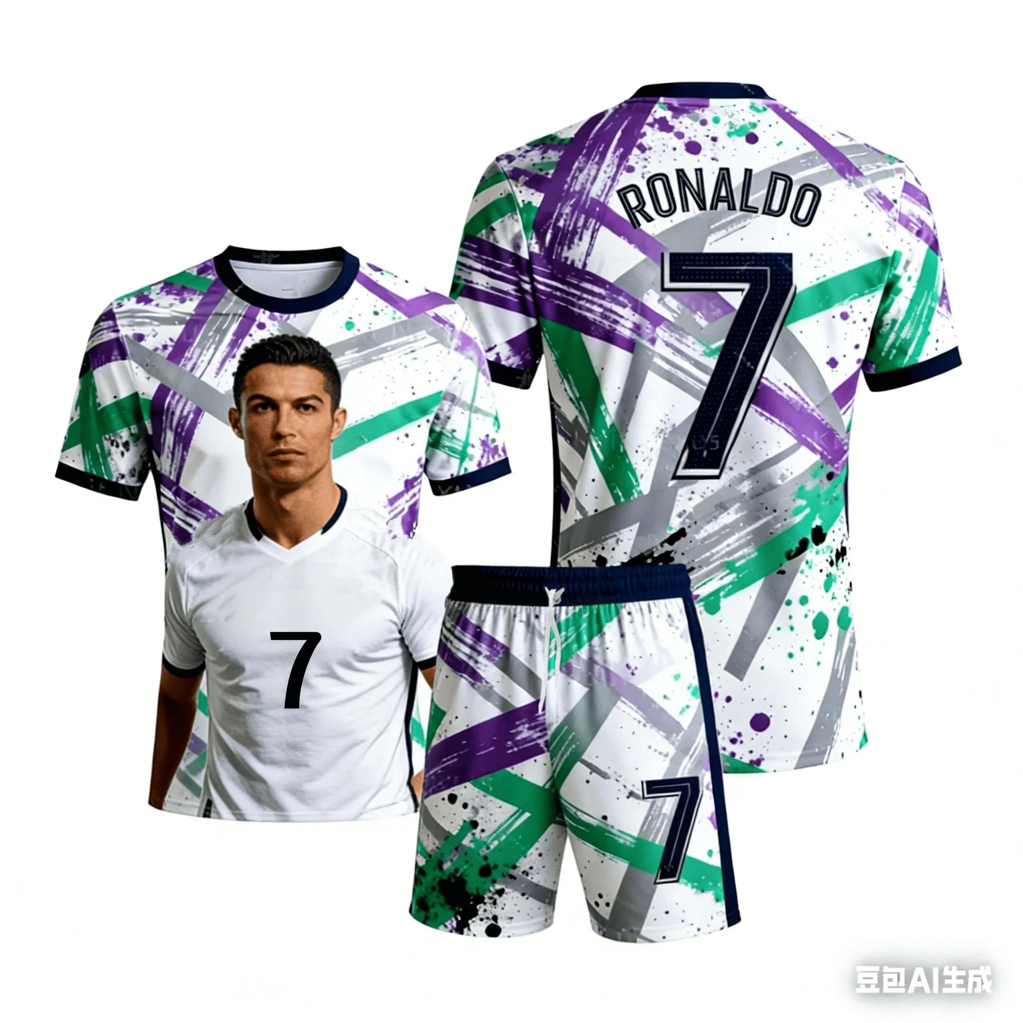 Vasaras jauns komplekts Cristiano Ronaldo Messi