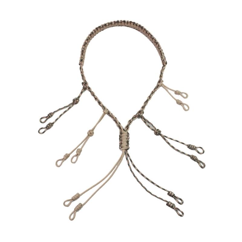 Duck Call Lanyard Cord Hunter Game Call Lanyard Hunting Decoy Rope Whistle Paracord Rope Duck Hunting Accessories