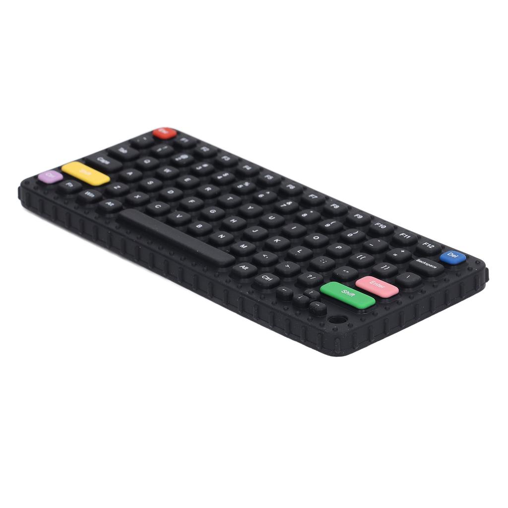 Jucărie de dentiție pentru bebeluși Silicon Moale Delicată Dentiție Claviatură Jucărie de mestecat pentru sugari copii mici Tip D