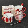 Festive Cups Niche Retro Ceramic Mugs Wedding Gifts for Girls Practical Souvenirs Gift Boxes