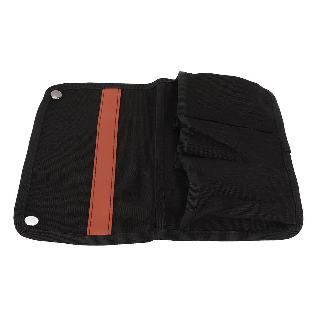 Geantă Laterală Scaun Negru Multifuncțională Pânză Respirabilă Geantă Cotieră Scaun Camping pentru Fotoliu Outdoo