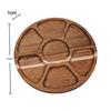 Weihnachts-Serviertablett Lustiges Puzzle-Tablett Holz-Serviertablett Dekoratives Party-Tablett