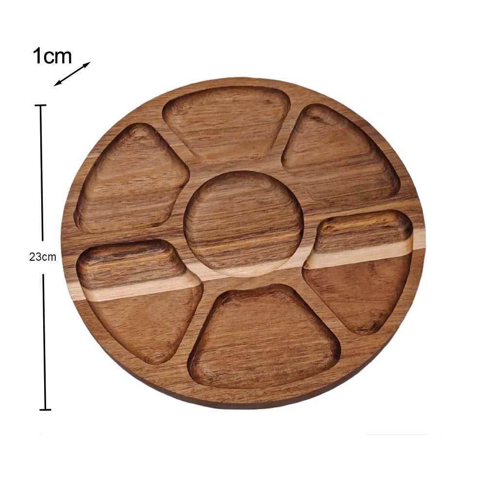 Weihnachts-Serviertablett Lustiges Puzzle-Tablett Holz-Serviertablett Dekoratives Party-Tablett
