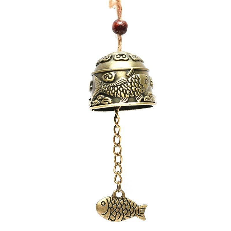 Retro tvar ryb Liparské zvonky Fengshui Bell Kreativita zvonek zahradní doplňky
