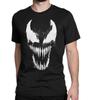 Venom Symbiote Black T-Shirt, 100% Cotton Shirt, Men's Women's All Sizes (mw-135)