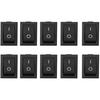 Boat Rocker Switch SPST Rocker Switch Automotive Accessories Compact Design 2-pin ON-OFF Single Pole SPST 125VAC 6A