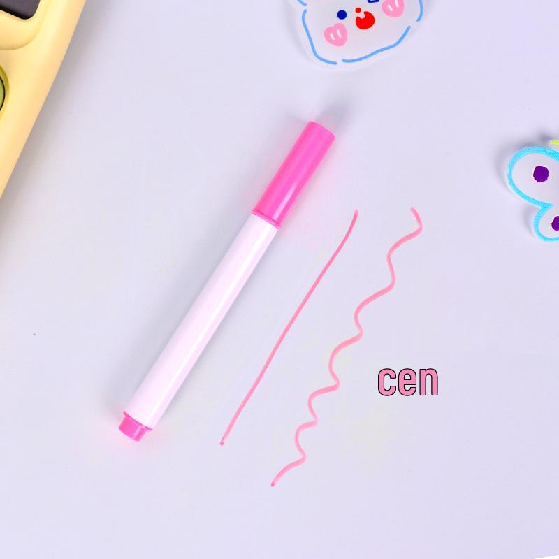 Dingdong Wasserlösliche Abwischbare Flüssigkreide-Stifte - 12 Fluoreszierende Farben für Tafeln