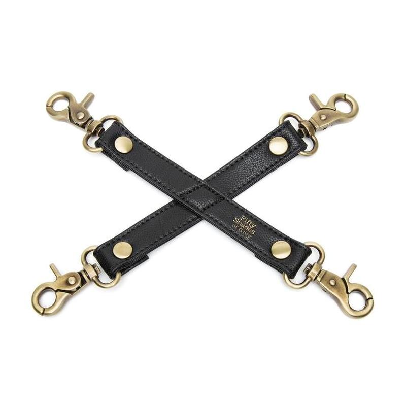 Bound To You Faux Leather Cross Harness