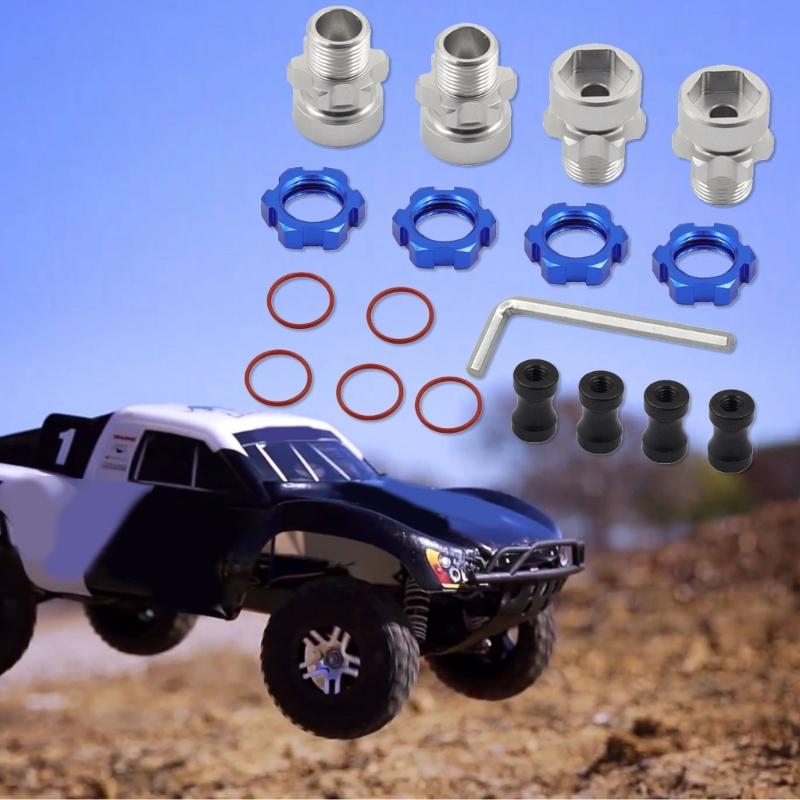 Simulated Car Metal Adapter Upgrades for 1/10 Remote Car for Truck Model Car Control Hub Upgrades 17mm Hub
