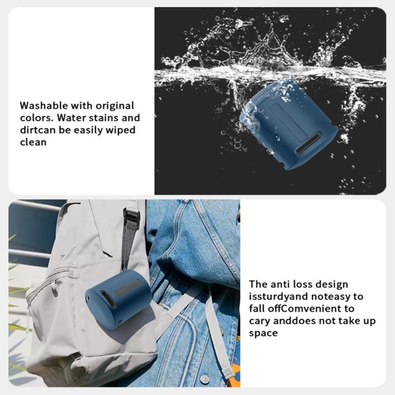 Durability Silicone Skin Cover For SRSXB100 XB13 Speakers, AntiSlip Protections Secure Speakers Sleeve Case Accessory