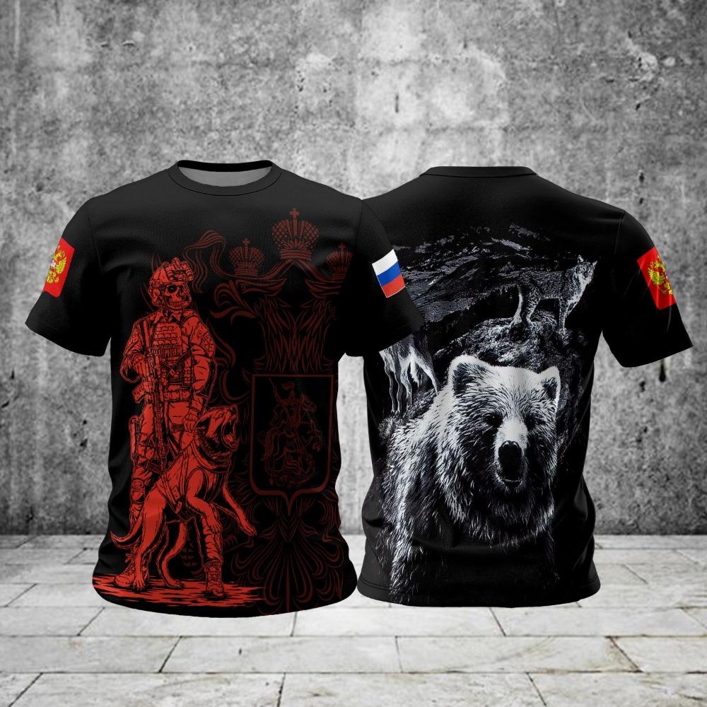 Men's 3D Casual Loose Top T-shirt