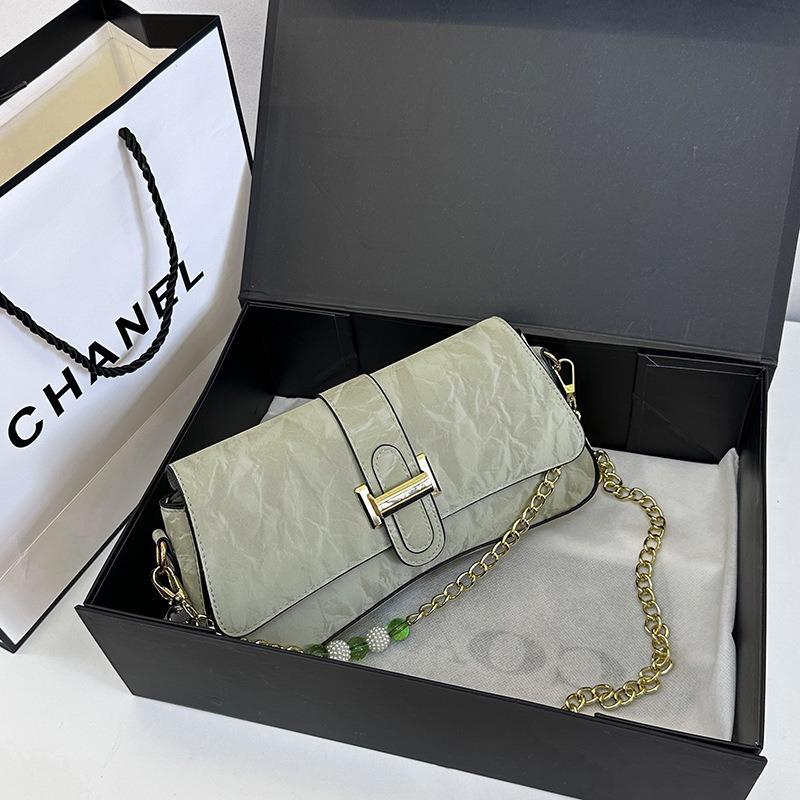 New Retro Commuter Shoulder Bag Niche Fashion Underarm Bag Women's Fashion Belt Buckle Messenger Bag