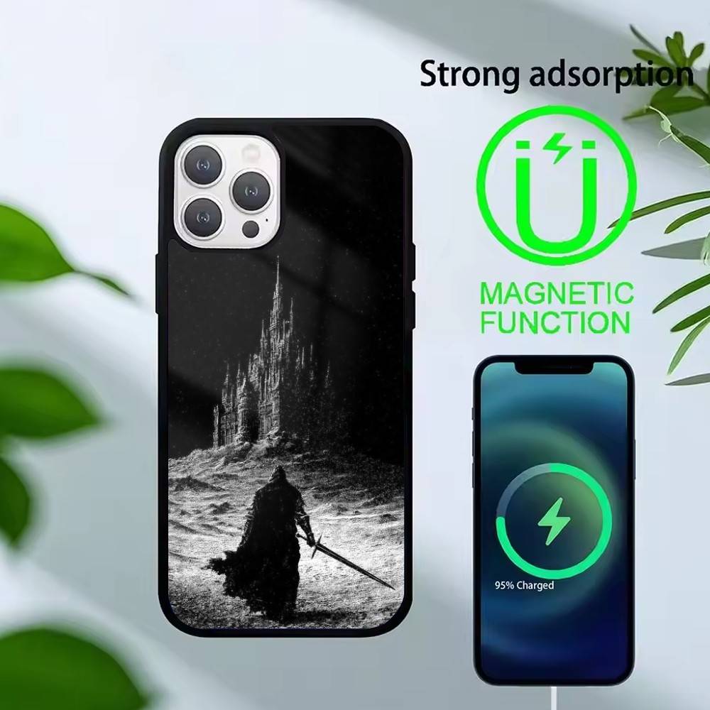 G-Grim Reaper Phone Case For iPhone17,16,15,14,13 Plus,Pro Max Magnetic For Magsafe Wireless Charging