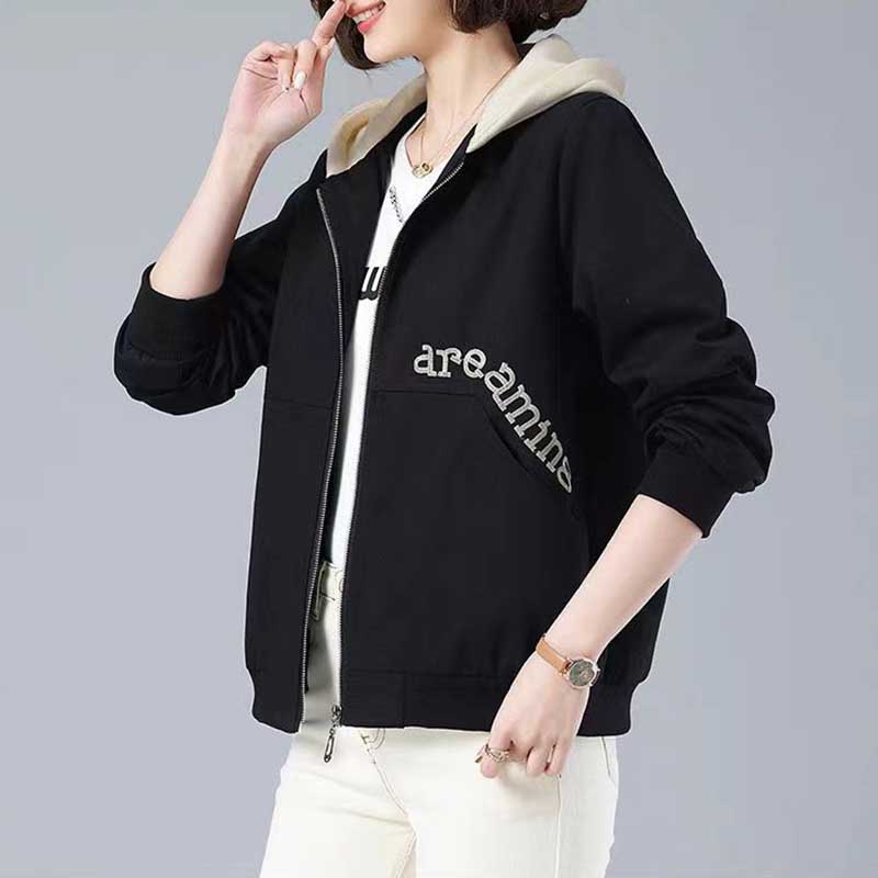 Coat for Women Cotton Winter Thickened Casual Oversize Windbreaker Casual Versatile Bear Hooded Jacket