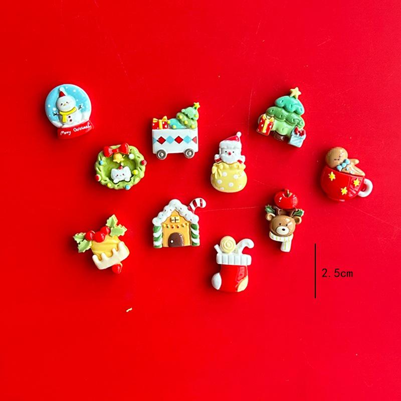 Charming Vintage Snowman 3D Magnetic Christmas Tree Decoration & Refrigerator Sticker Gift