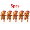 1-15pcs Christmas Balloons Aluminum Foil Xmas Tree Gingerbread Man Santa Balloon Kid Toys Xmas Birthday Party Holiday Decoration