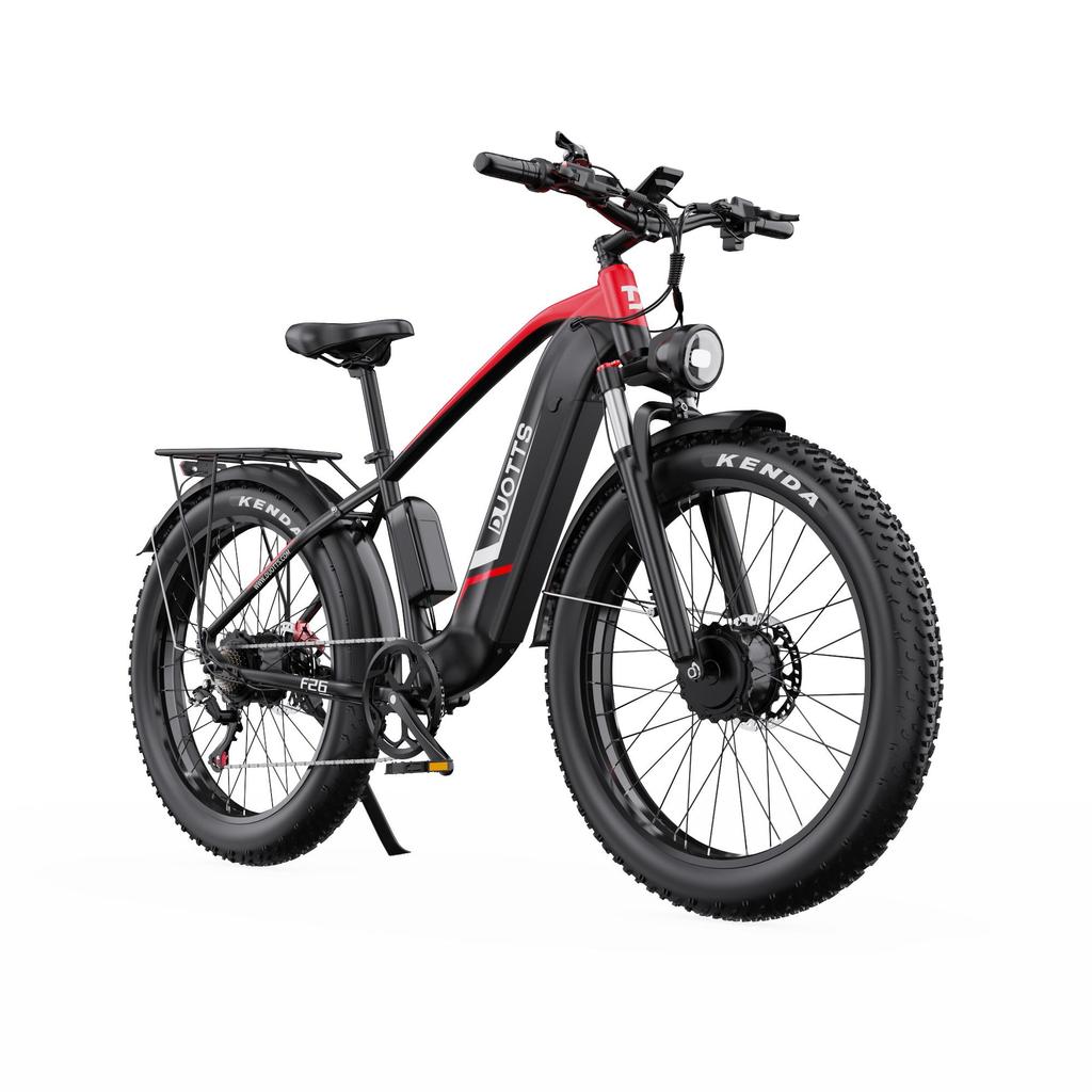 DUOTTS F26 1500W Dual Motor Electric Bike | 120km Range, 55km/h, Off-road and City Commuting | Shimano 7-Speed