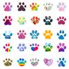 50 Fun Paw Prints Stickers Animal Dog Cat Paws Personality Fashion Animal Footprints Paw Prints Art Stickers
