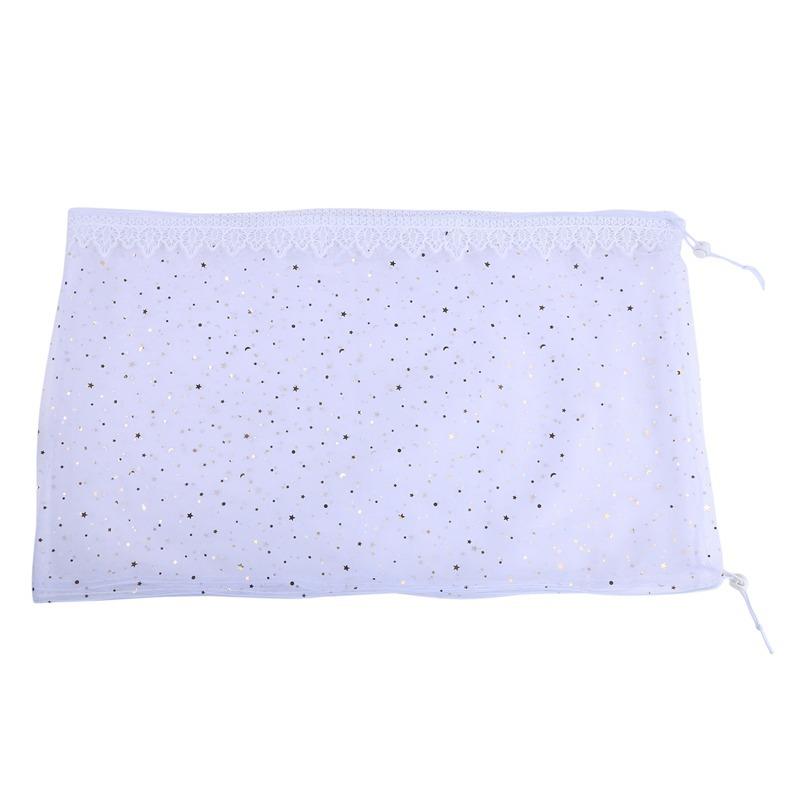 Universal Bird Cage Cover Bird Cage Mesh Net Elastic Birdcage Cover Soft Bird Seed Guard Skirt