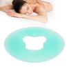 Soft Silicone Pillow Comfortable Skin Friendly Round   Spa Relax Silicone Face Pillow