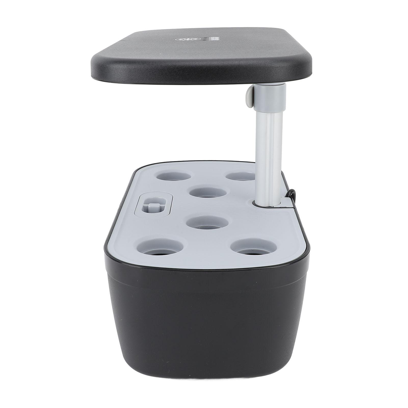 

Indoor Garden Hydroponics Growing System 6 Pods Plant Germination Kit with Grow Light Hydrophonic Planter Grower