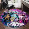 Personalized M-Monster High Draculaura Round Chair Office Rug - Perfect for Mat, Office Chair & More - Ideal Gift for Birthdays and Holidays
