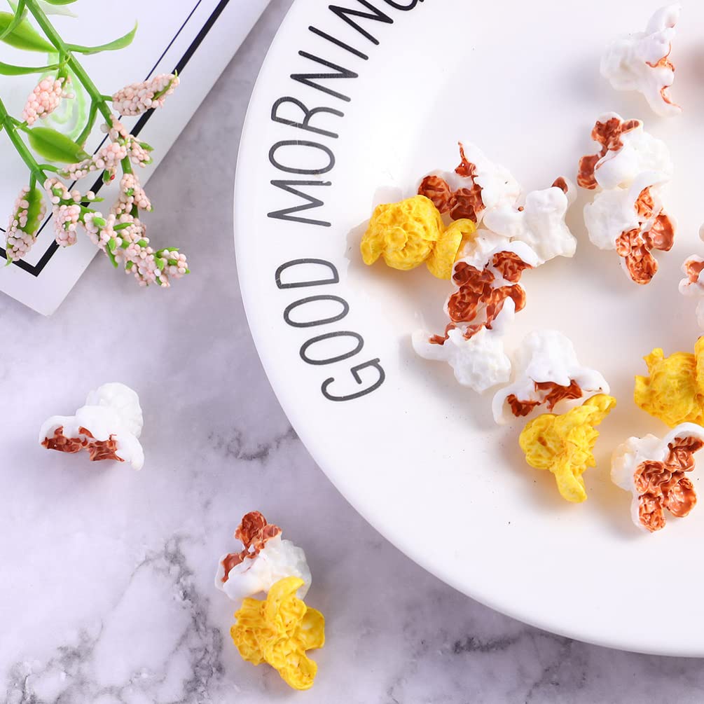 EXCEART Cone Sample, Life-Size, DIY Craft Decoration, Popcorn Decoration, Replica, Display, Interior, Craft Decoration, Exhibition, Model, 100 Pieces