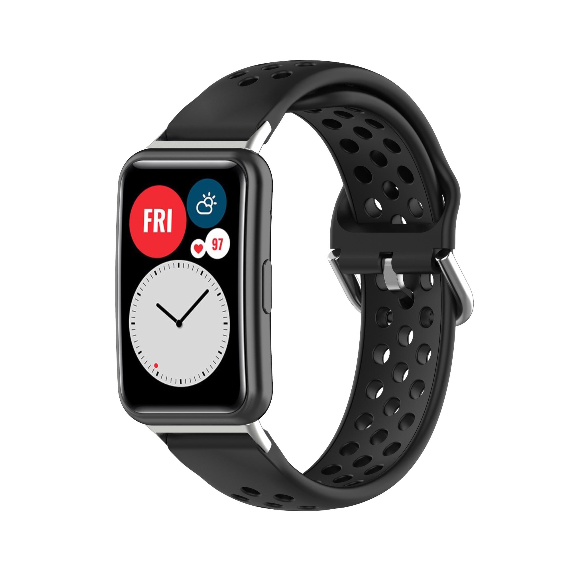 

Soft Silicone Sport Watch Band Strap Replacement for Huawei Watch Fit Grey