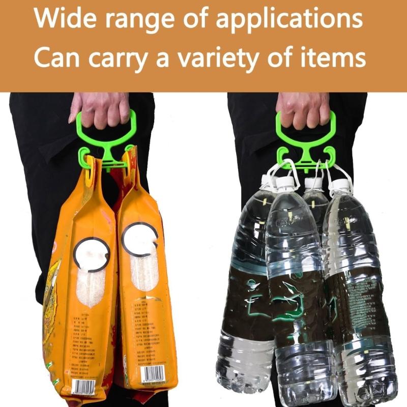  Handle Holder For Shopping Bags Ergonomic Grip Assistant With Heavy Duty Support Kitchen Organiser Hanging Hook